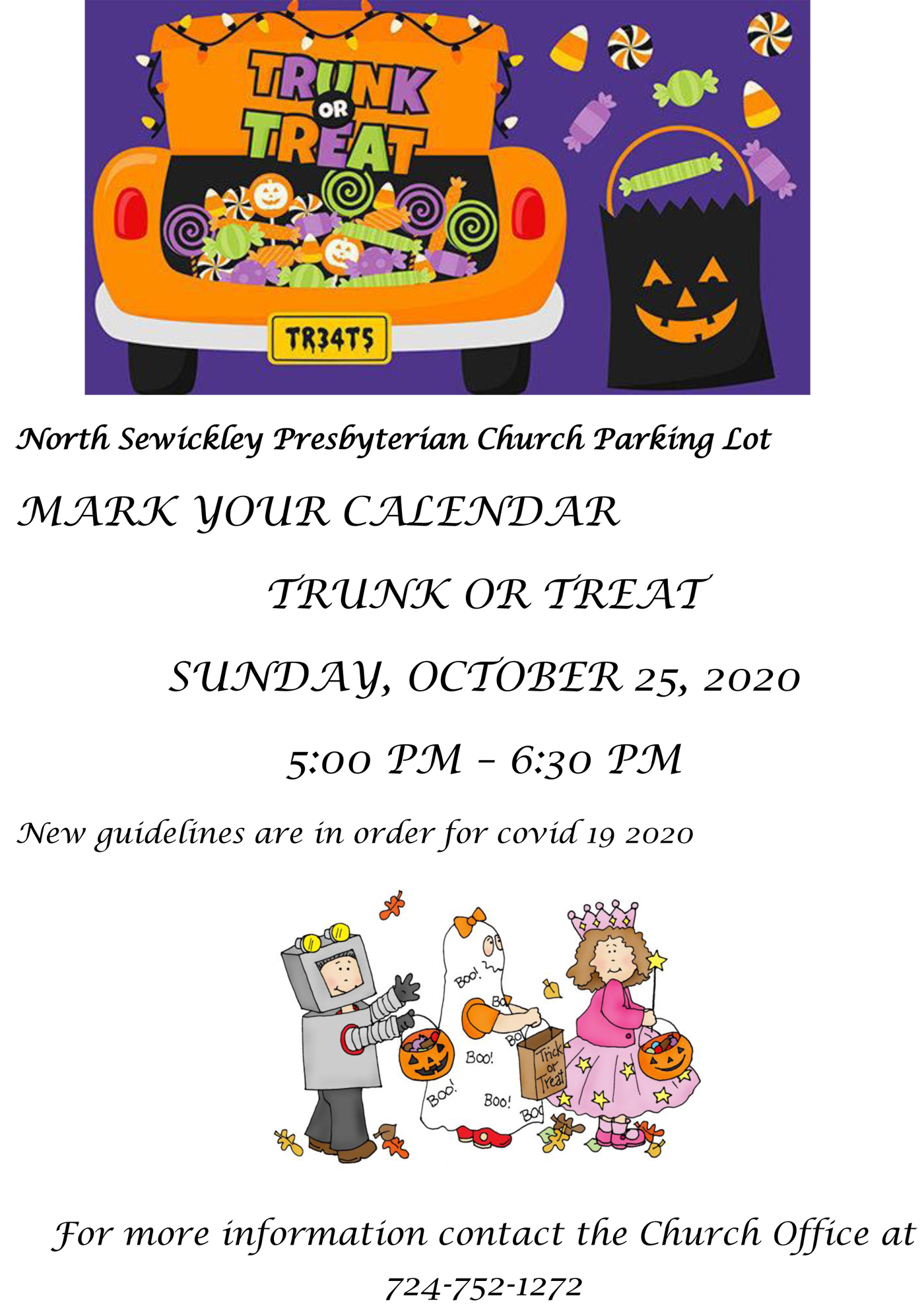 North Sewickley Presbyterian Church Trunk or Treat Ellwood City, PA news