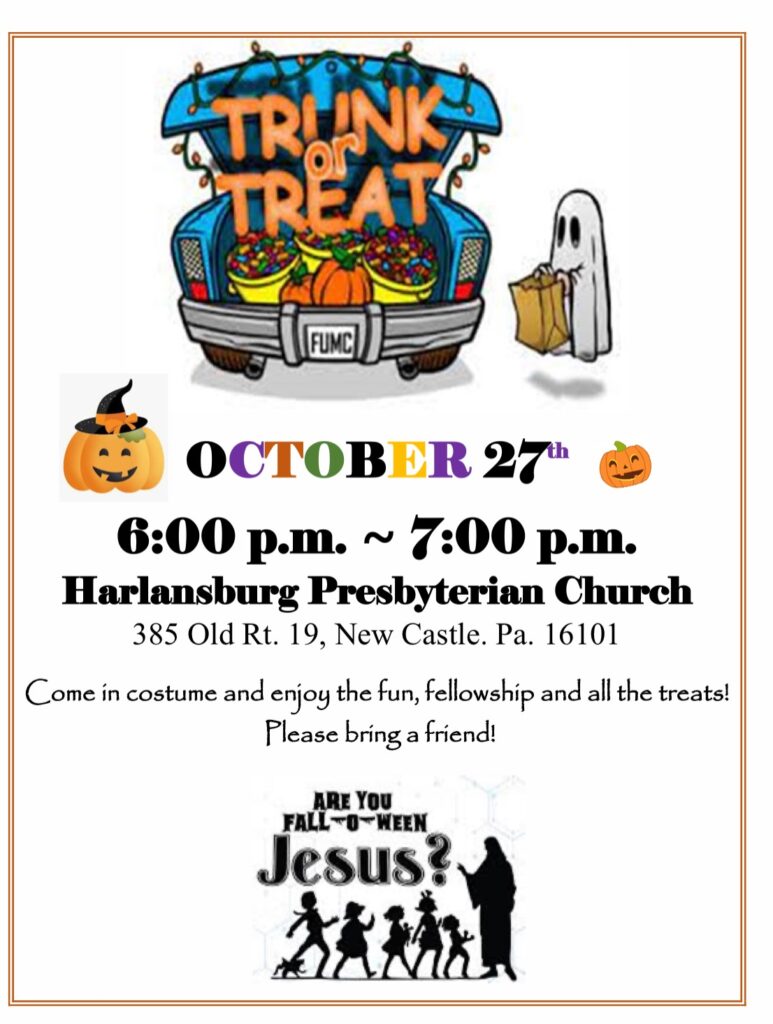 Trunk or Treat – Ellwood City, PA news