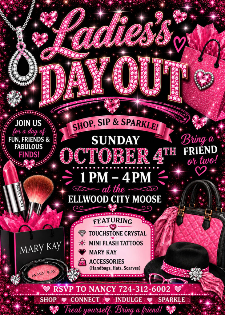 Ladies Night Out @ Ellwood City Moose Club